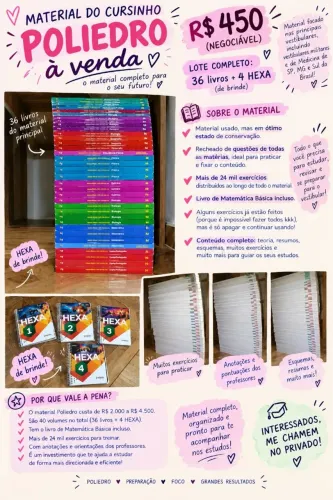 Material do Poliedro!