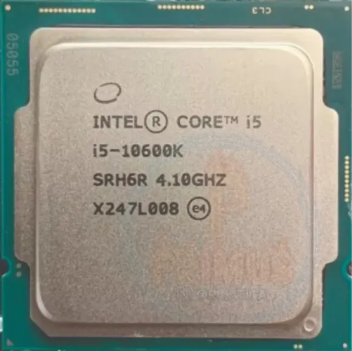 Processador Core i5 10600K 4.80Ghz LGA 1200 Sem Coler