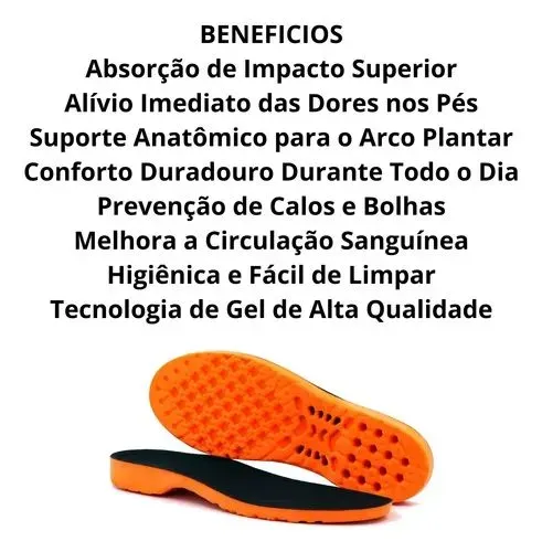 Palmilha de gel