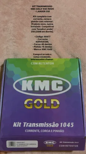 * Kit Relação/Transmissão Novo - Comprei Errado