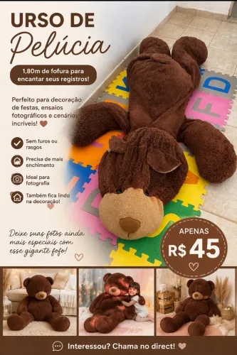 Urso de pelucia