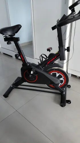 Bike Spinning Ergométrica Sport - Nova (Levo na Caixa ou Montada)