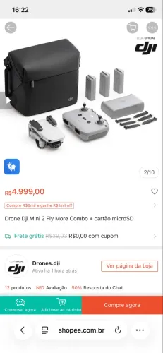 Drone Dji Mini 2 fly more 