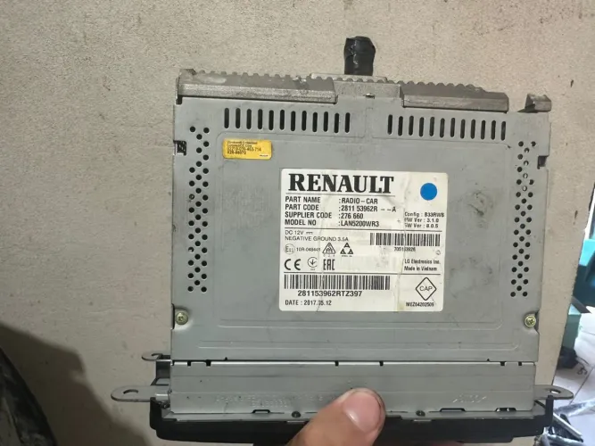 DVD original Renault compatível com Duster, Kwid, Logan, Fluence