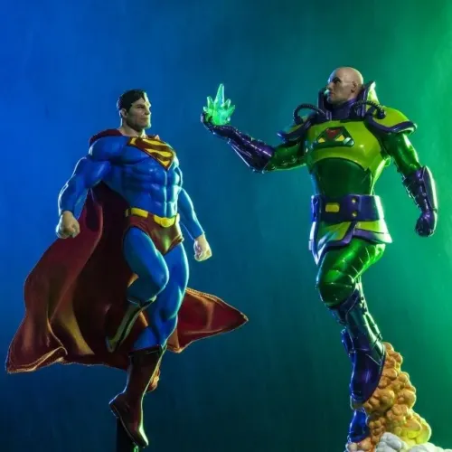 Lex Luthor E Superman Iron Studios Dc Comics - Exclusivo