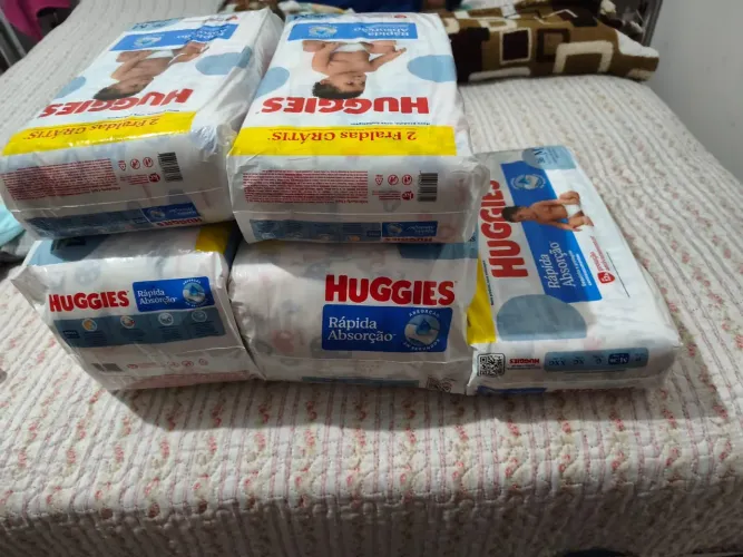 Fralda huggies m