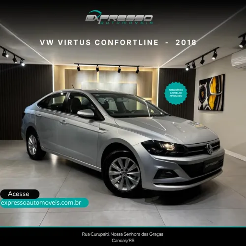 Volkswagen Virtus Comfort. 200 TSI 1.0 Flex 12V AUT 2018