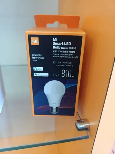 Lâmpada inteligente Xiaomi branca Nova Lacrada Original