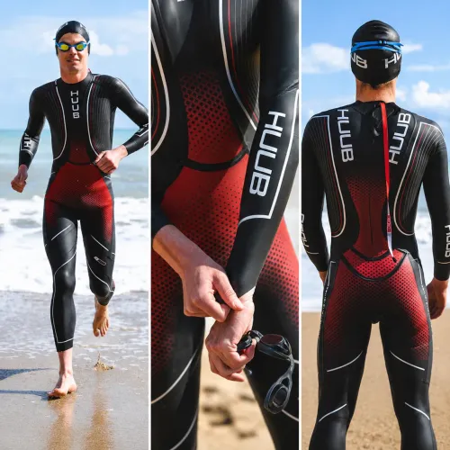 Wetsuit (Roupa de Borracha) - HUUB Brownlee Agilis Natação Triathlon - Tam. MT e L