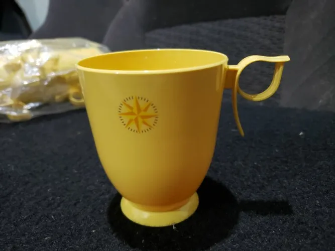 Rara Caneca Nova e Original Serviço Bordo da Varig Melamina 150 ml