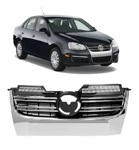 Grade Radiador Com Moldura Cromada VW Jetta 2007 a 2010