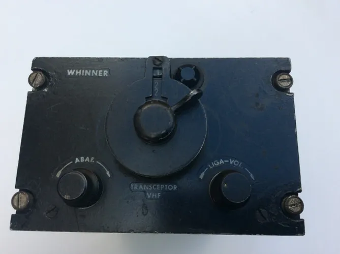 Rádio vhf valvulado para avião antigo militar