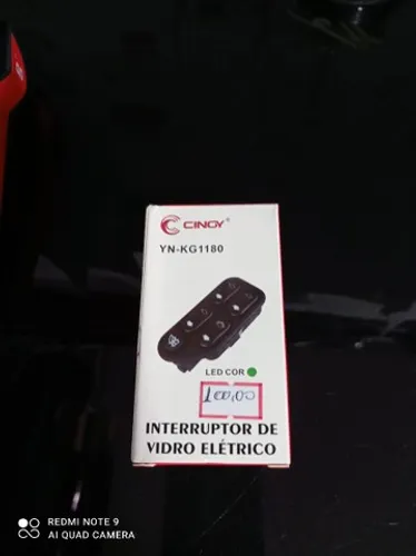 Botão para vidro elétrico,, Ecosport.03/07.Fiesta Amazon.03/14 novo instalado