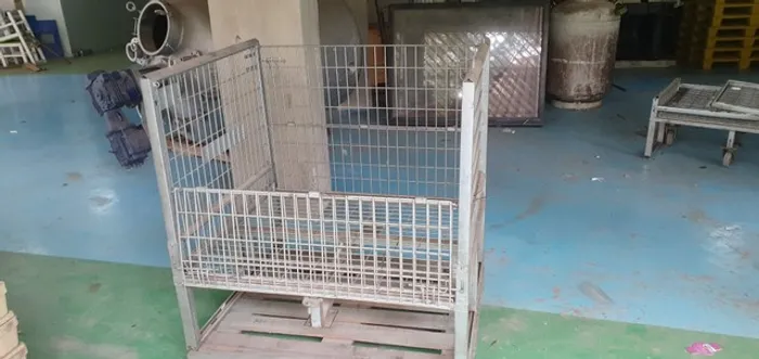 Gaiola Rack Dobrável Empilhável (sem Necessidade De Pallet