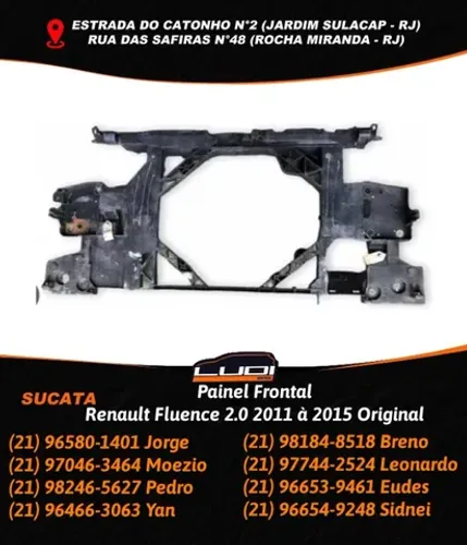 Painel Frontal Renault Fluence 2.0 2011 à 2015 Original
