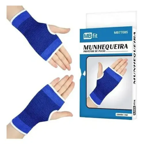 Par de luva academia Munhequeira Esportiva Palm Support