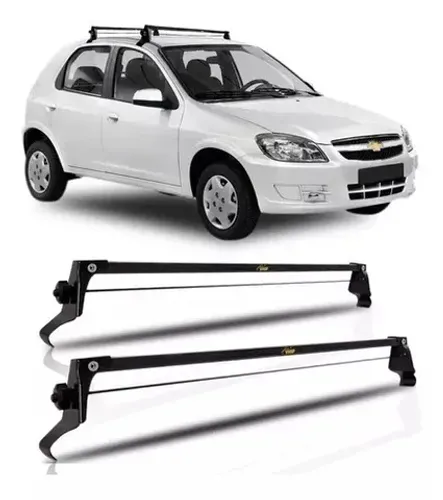 Rack Teto Chevrolet Celta 4PT - Preto Material Aço - VP 940