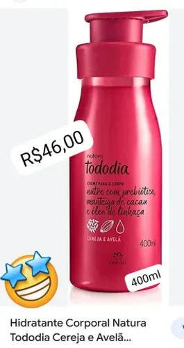 Vendo Hidratante Boticário Natura Avon e Jequiti