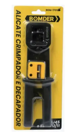 Alicate 2em1 Climpador e Decapador Bomder BOM-1701