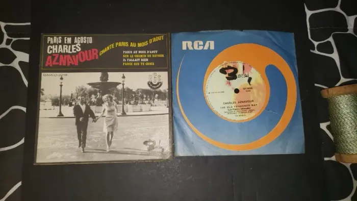 Disco de vinil(2) compacto Charles Aznavour