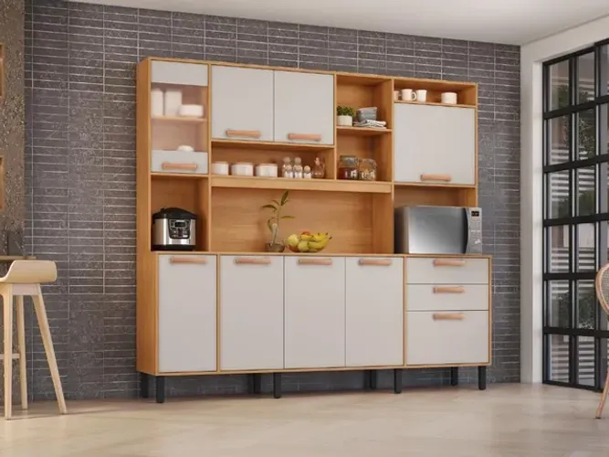 Armário Kit de Cozinha Nápoles 2,20m l9772m