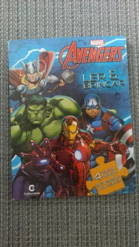 Livro Quebra-cabeça Avengers Ler & Brincar - Culturama