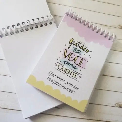 Bloquinho personalizado brindes com tema de sua preferência