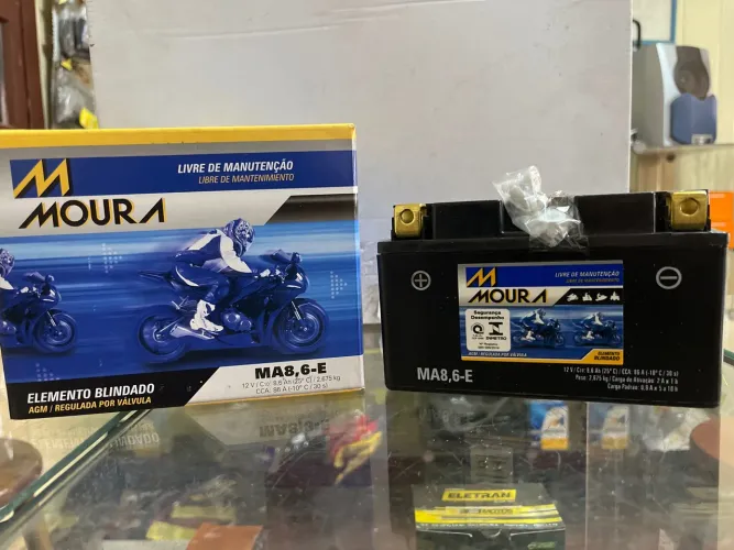 Bateria Moura MA8,6E CB600 Hornet 2009 ED