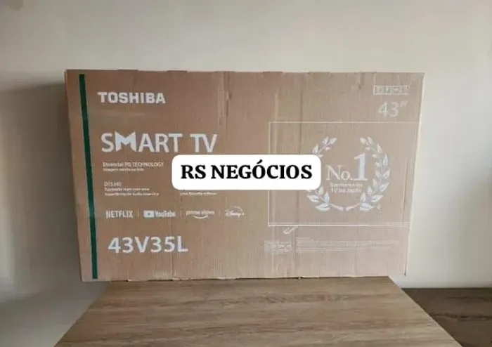 Smart Tv 43 Toshiba, Lacrada + NF (Até 12x)