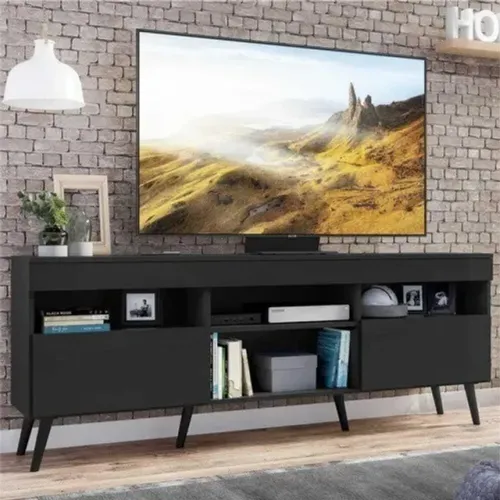 Promoção Rack Retro 65'' Preto - RRP   