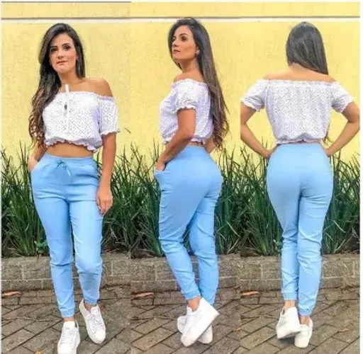 alça Jogger Lisa Bengaline Feminina Lycra Skinny