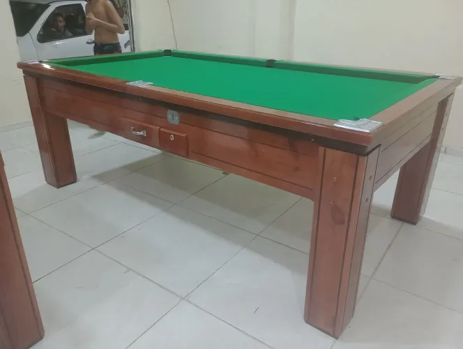 Mesa de Sinuca Comercial Madeirada