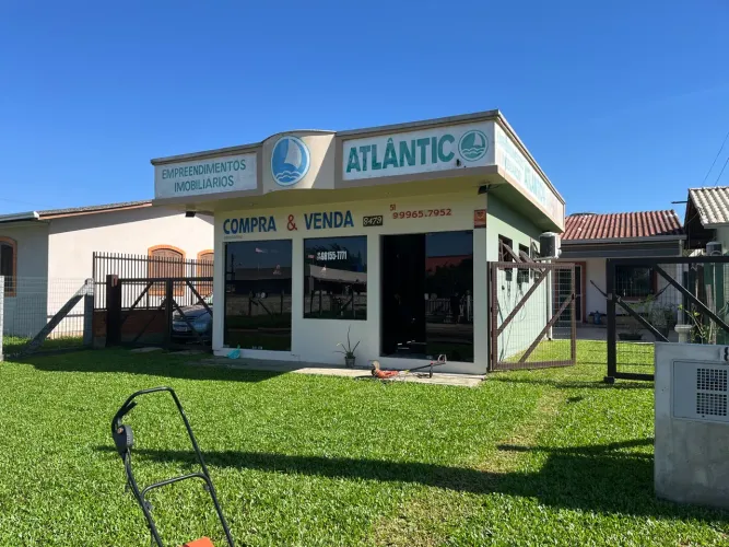 Casa e loja na avenida  Balneário  Atlântico - Arroio do sal. 12x30 na Interpraias.