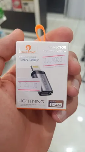 Adaptador OTG Para iPhone E Android Saida Tipo-C H'maston ZHQ-25/ZHQ-26 Loja Coimbra