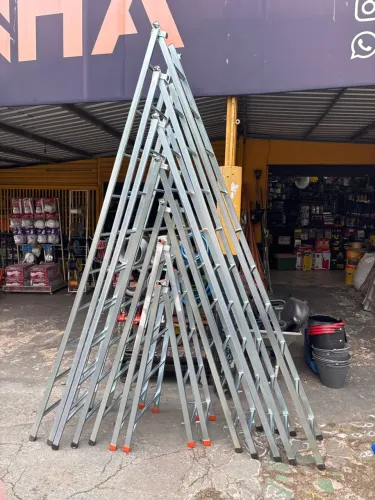 Escada extensiva aço galvanizado -vários tamanhos 