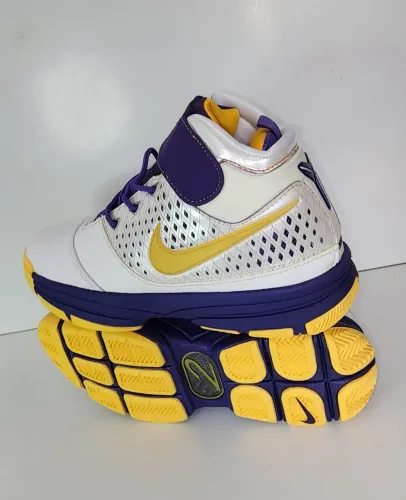 NIKE ZOOM KOBE 2 LAKERS 2 N42 trouxe dos Estados Unidos 