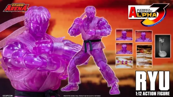(Pré-Venda) Storm Collectibles Street Fighter Storm Arena 3 Ryu (V-ISM Ver.) 1/12 Scale