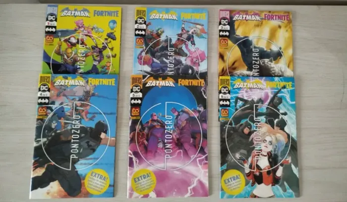 HQ Quadrinhos Batman Fortnite (coleção completa em 6 edições)
