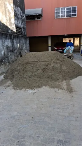 Areia grossa de qualidade