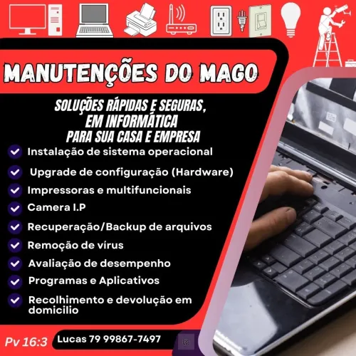 Manutenção e Reparo de computador 