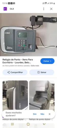 Relógio de Ponto Dimep