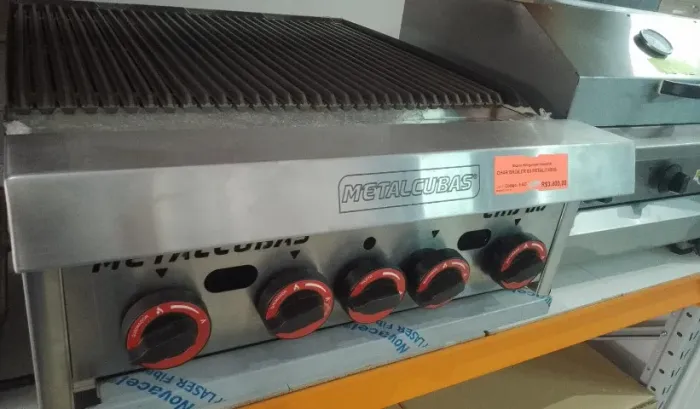 CHAR BROILER 60 METALCUBAS - NOVA