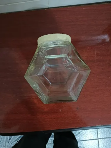 BALEIRO ANTIGO VIDRO  GROSSO *ANOS 70* VINTAGE RARIDADE 