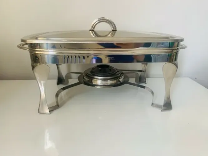 Rechaud de inox- Marca Brindox- Aquecedor para buffet
