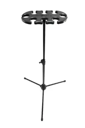 Saty SDM08 pedestal suporte descanso para 8 microfones com ou sem fio