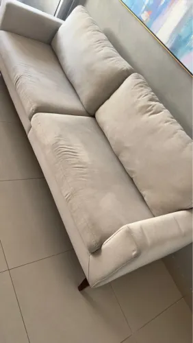 Sofá 2 lugares bege