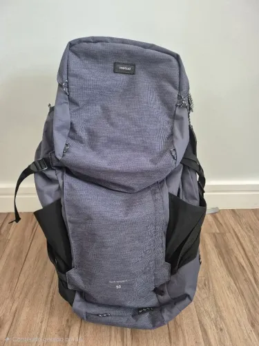 Mochila Trilha Trekking 900 Travel Azul 50l Forclaz Marinho Feminina