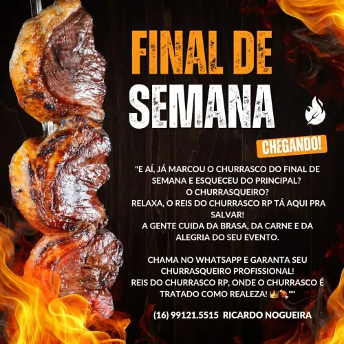 CHURRASQUEIRO P/ SEU EVENTO