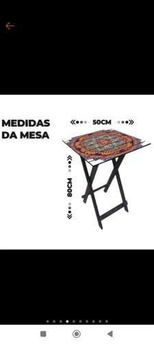 Mesa de churrasco 