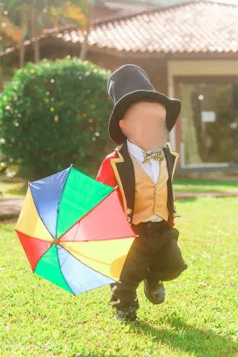 ? Roupa de Mágico Infantil de Luxo - Look Completo (2 anos) ?